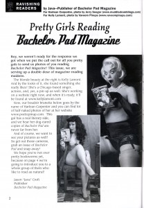 Harlean Carpenter in Bachelor Pad Magazine