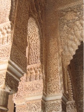 Intricate stucco, alhambra