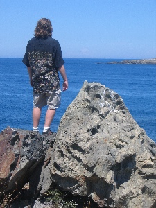 Me, looking out to sea