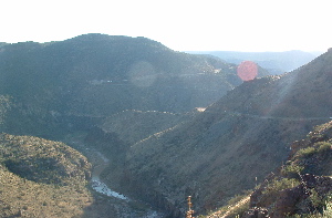 Salt river canyon, on hoghway 60